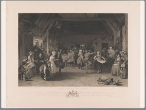 Huwelijksfeest in een schuur door James S. Stewart