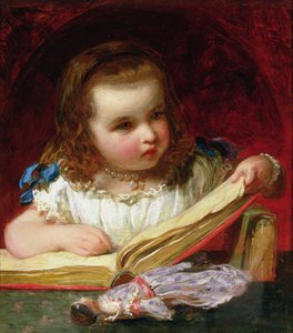 Een Meisje Leest door James Sant