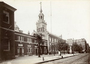 Independence Hall, Chestnut Street, zuidzijde tussen 5th en 6th Streets, 1898 door James Shields