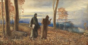Dante en Virgil in Vallombrosa, 1866
