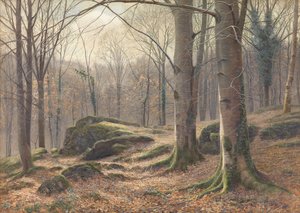 Een winterochtend, rijp smeltend, 1885-1894
