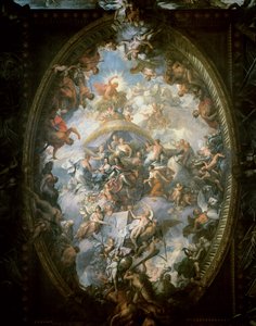 Plafond van de Painted Hall, 1707-14 door James Thornhill