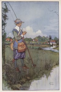 Illustratie voor De volmaakte visser van Izaak Walton door James Thorpe