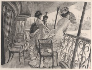 De Galerij van H.M.S. Calcutta Souvenir van een Bal aan Boord