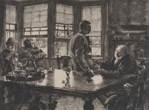 De gelijkenis van de verloren zoon: Het vertrek No. 1 door James Tissot