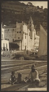 Positano - Jachthaven door James W. Holcombe