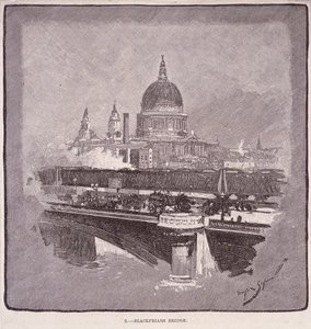 Blackfriars Bridge, Londen, 1796