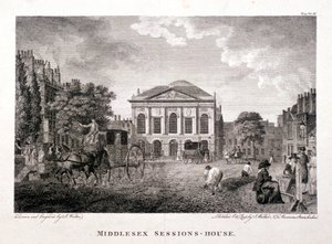 Clerkenwell Green, Finsbury, Londen, 1796 door James Walker