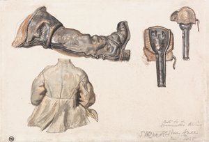 Laarzen, Etc. Cromwells tijd, Haddon Hall, 9 jan. 1825 door James Ward