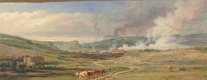 Landschap bij Swansea, Zuid-Wales