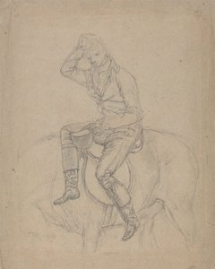 Sir Charles Blunt bij de dood van het zwijn: een studie voor een van de vier schilderijen van Ward uit 1815 door James Ward