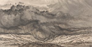 Snowdon, een naderende storm