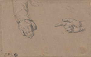 Studies van handen door James Ward