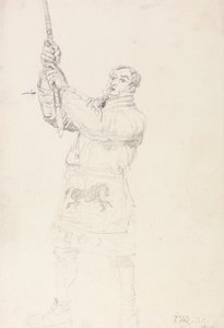 Studie van een Drayman (Een studie voor "Zijden - alle") door James Ward