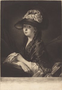 Lucinda, Miss Moore door James Watson after Pierre Etienne Falconet