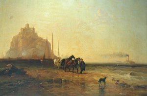 Avond bij St. Michaels Mount, 1855