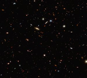 ASPIRE Kosmisch Filament (NIRCam Kompasbeeld) door James Webb Space Telescope (NASA)