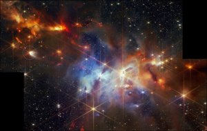 Protoster EC 53 in de Serpens-nevel (NIRCam-opname) door James Webb Space Telescope (NASA)