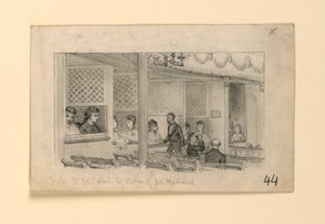 Theaterinterieur door James Wells Champney