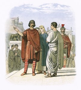 Caractacus in Rome in AD 52 door James William Edmund Doyle