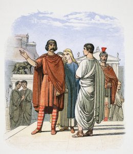 Caractacus in Rome, 52, 1864 door James William Edmund Doyle