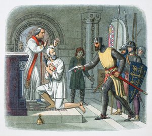Hubert de Burgh uit het heiligdom gehaald in Boisars, Frankrijk, 1232 1864 door James William Edmund Doyle