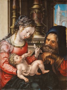 De Heilige Familie door Jan (c.1472 c.1533) Gossaert