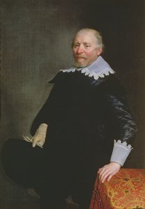 Portret van Daniel Heinsius (1580-1655), Nederlandse klassieke geleerde en dichter