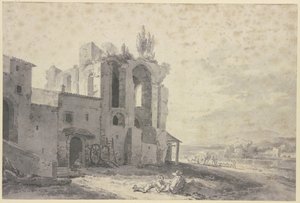 Romeinse ruïnes door Jan Asselijn