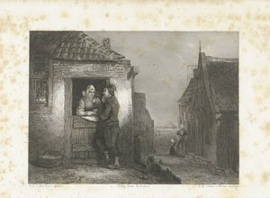Volendams stel door Jan Baptist Tetar van Elven