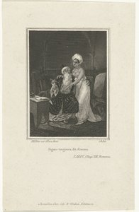 Zadig en Almona door Jan Baptist Tetar van Elven
