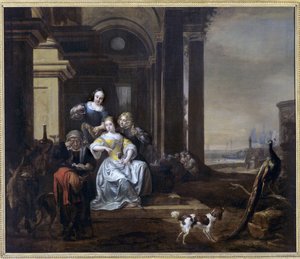 Jonge Blonden, 1646-55 door Jan Baptist Weenix