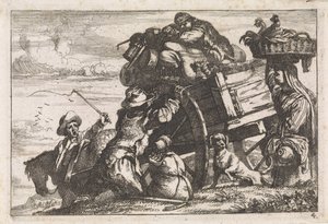 De kar door Jan Baptist de Wael