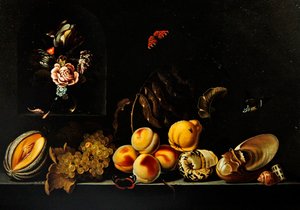 Een Stilleven van Druiven