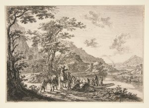 Uitzicht op de Tiber, in de Campagna