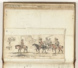 Javaanse cavalerie door Jan Brandes