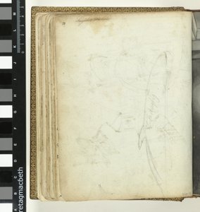 Schets deel rijtuig door Jan Brandes