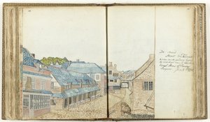 Strandstraat te Falmouth door Jan Brandes