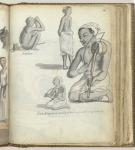 Volkstypen op Ceylon door Jan Brandes