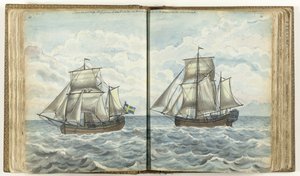 Zweedse brik op zee door Jan Brandes
