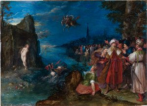 Perseus bevrijdt Andromeda