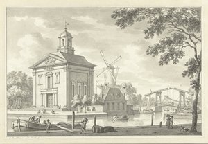 De Engelse kerk in Rotterdam door Jan Bulthuis