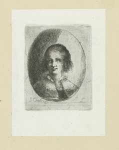 Portret van Christina Chalon door Jan Chalon