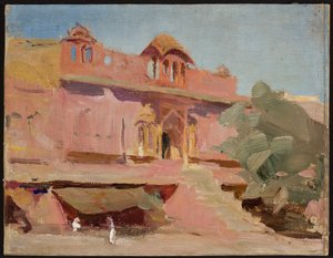 Jaipur - gebouwen. Van een reis naar India door Jan Ciągliński