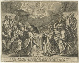 Hemelvaart van Christus door Jan Collaert (II)