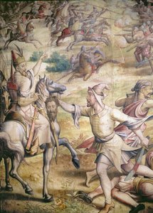 Campagne van Keizer Karel V tegen de Turken in Tunis in 1535: de verovering van Goletta (detail)