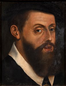 Portret van keizer Karel V 1500-1558 door Jan Cornelisz. Vermeyen
