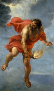 Prometheus draagt vuur, 1637 door Jan Cossiers