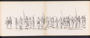 Maskerade van de Leidse studenten, 1865 (plaat 13) door Jan Daniël Cornelis Carel Willem baron de Constant Rebecque