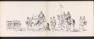 Maskerade van de Leidse studenten, 1865 (plaat 7) door Jan Daniël Cornelis Carel Willem baron de Constant Rebecque